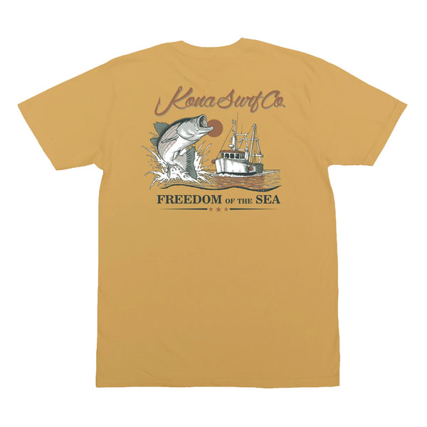 Offshore Catch Mens T-Shirt - Artisan Gold