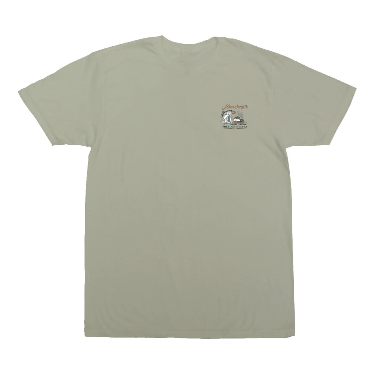 Offshore Catch Mens T-Shirt - Washed Thyme