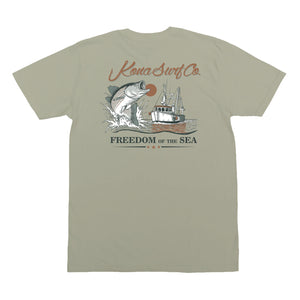 Offshore Catch Mens T-Shirt - Washed Thyme