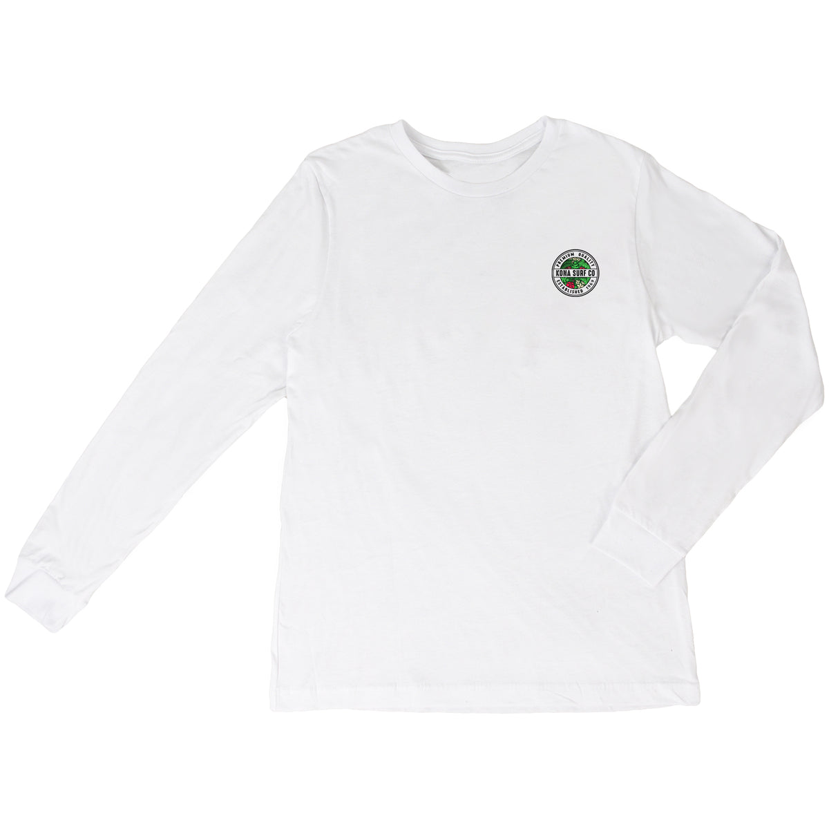 Tropic Paradise Mens Long Sleeve Shirt - White