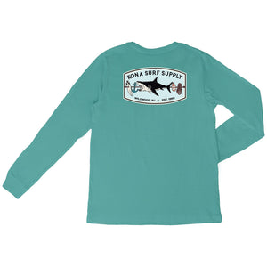 Shark Kabob 2 Mens Long Sleeve Shirt - Spanish Moss