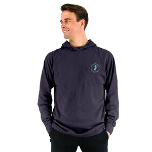 Built in Jersey Mens Light Hoodie - Anchor Slate