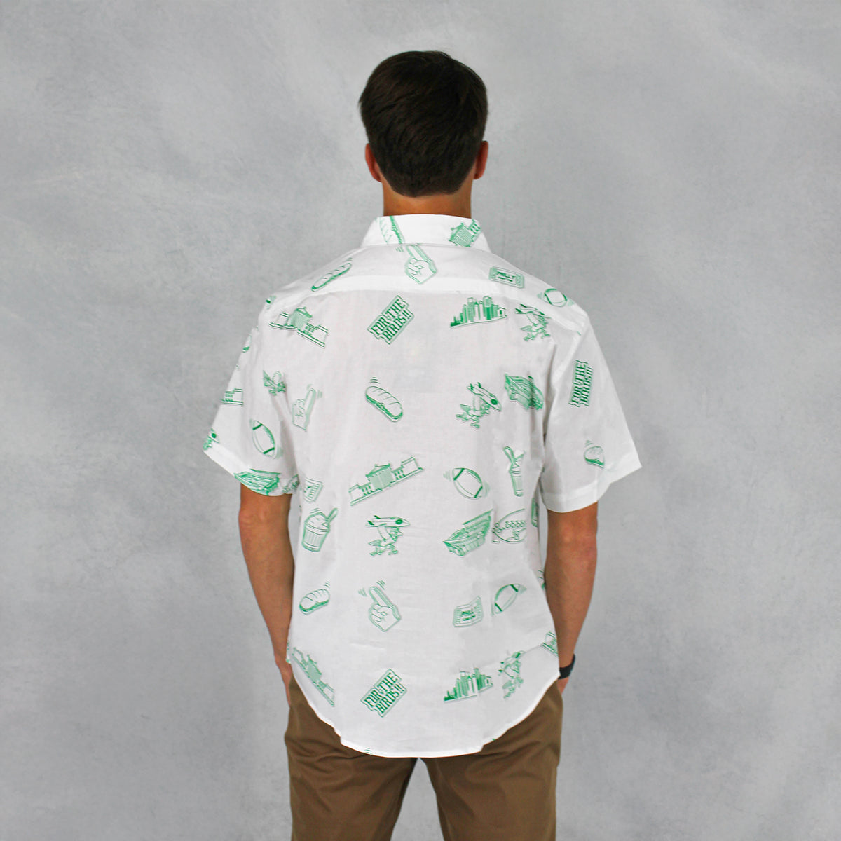 Backyard Standard Mens SS Woven - For the Birds