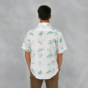 Backyard Standard Mens SS Woven - For the Birds