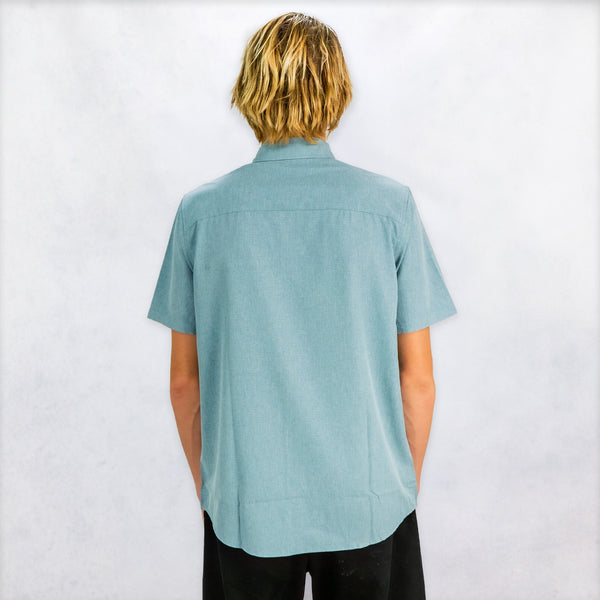 Shore Mens SS Woven - Storm