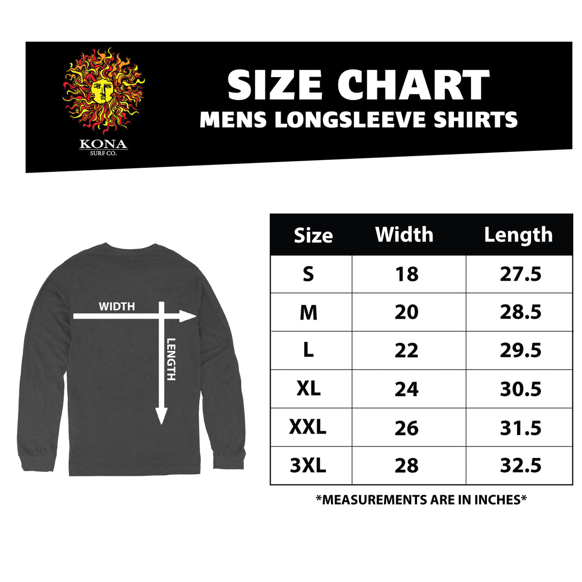 ONeill x Kona Collab Mens Long Sleeve Shirt