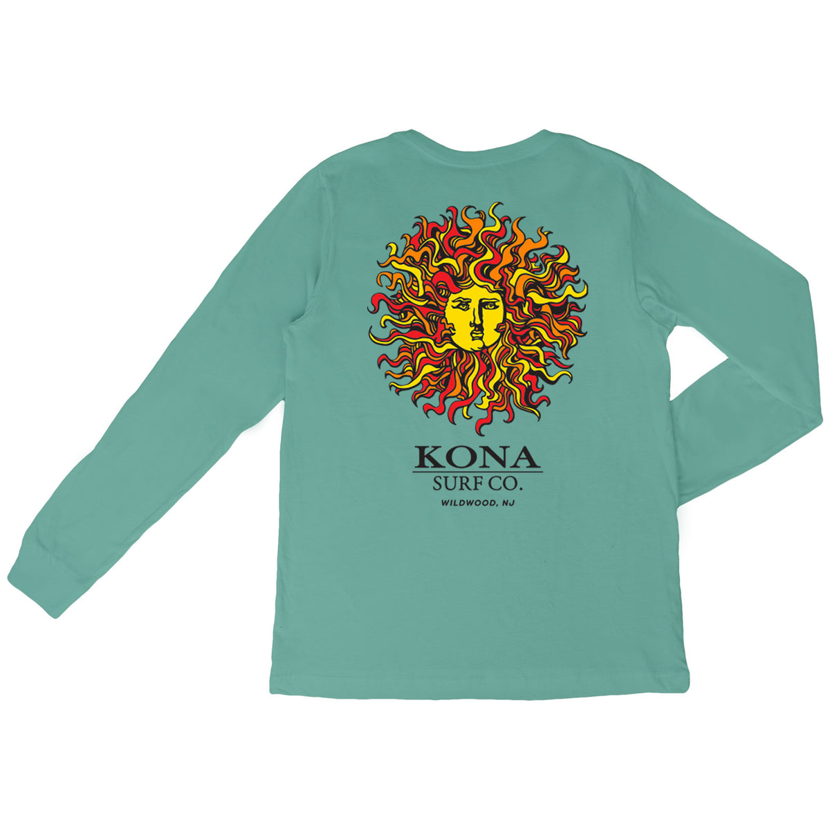 Original Sun Mens Long Sleeve Shirt - Pine/Original