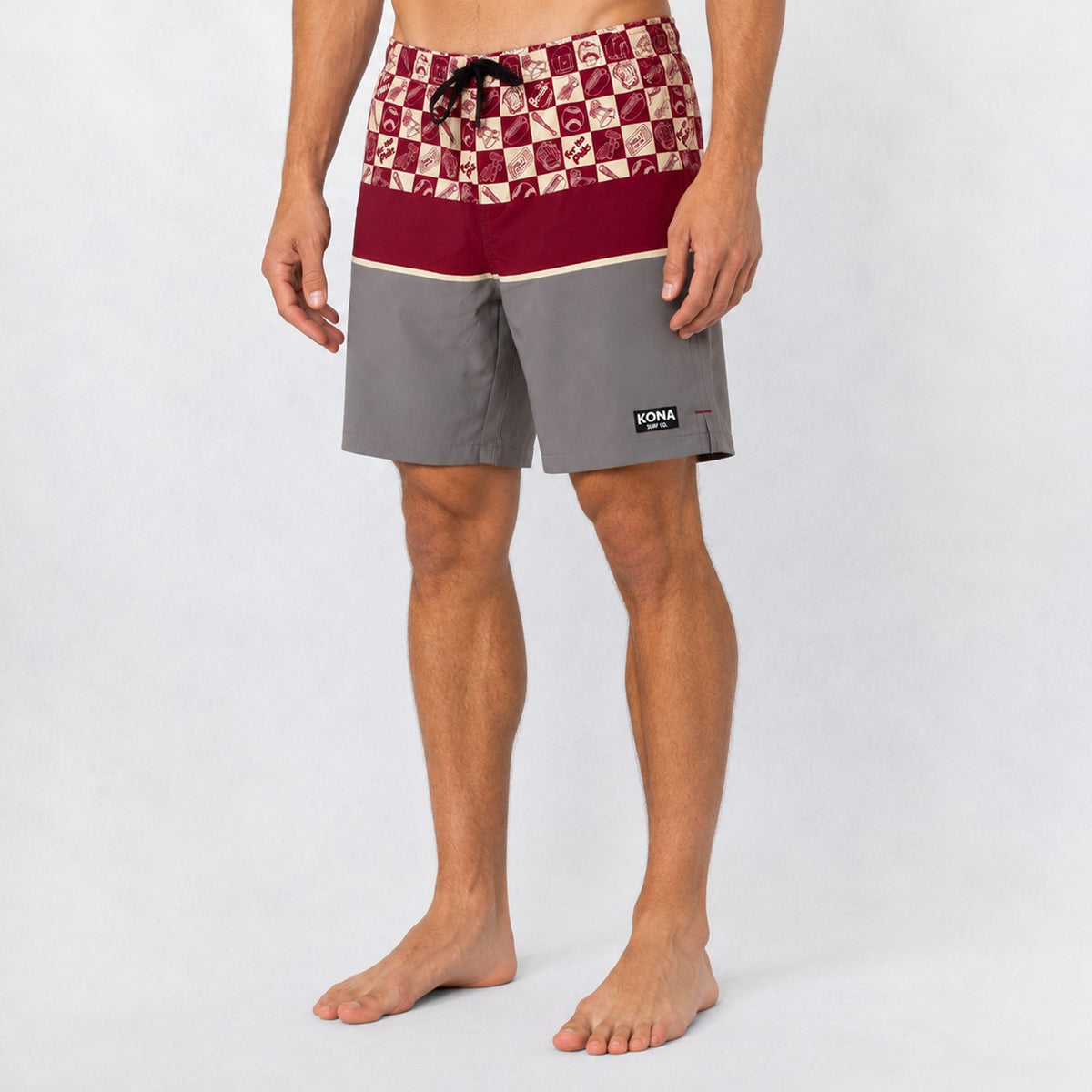 Uncomplicated 17in w/ Liner Mens Elastic Boardshorts - For the Phils