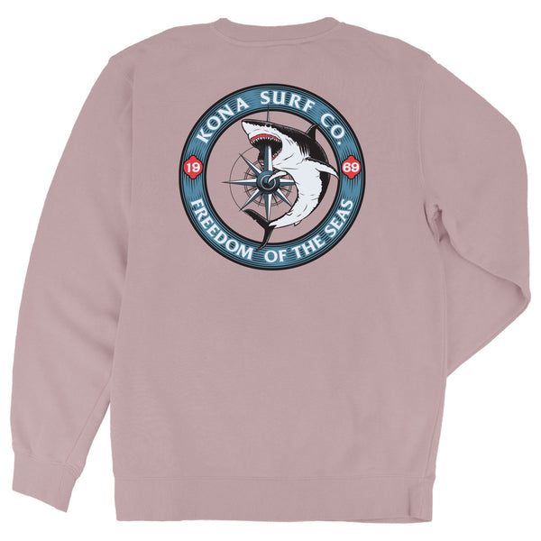 Freedom Of The Sea Mens Crew Sweatshirt
