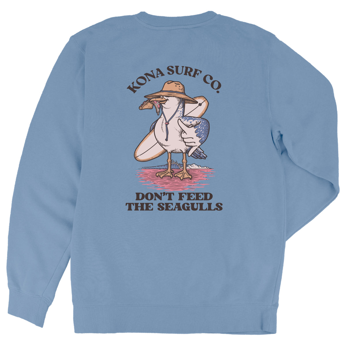 Dont Feed The Seagulls Mens Crew Sweatshirt