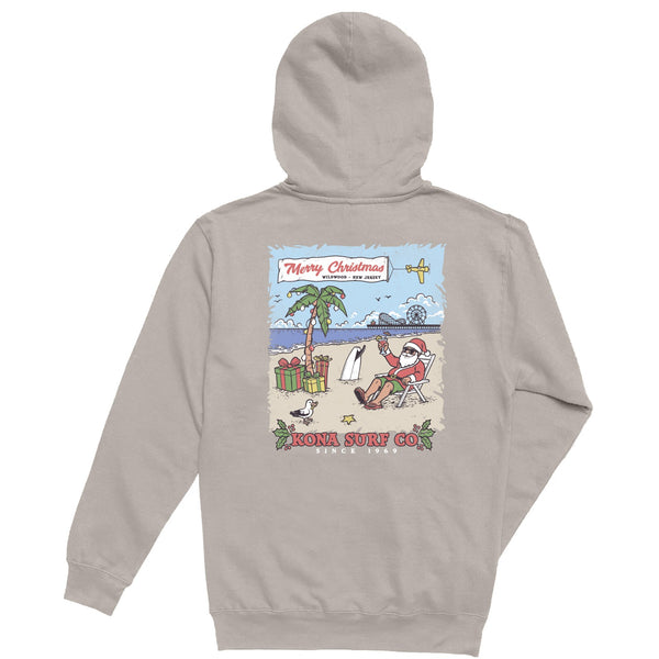Santas Getaway Mens Pullover Hoodie