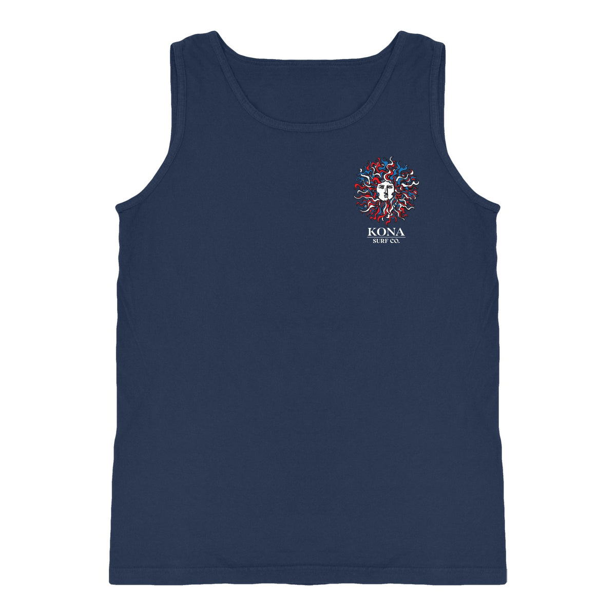 Original Sun Mens Tank Top - True Navy/Rwb