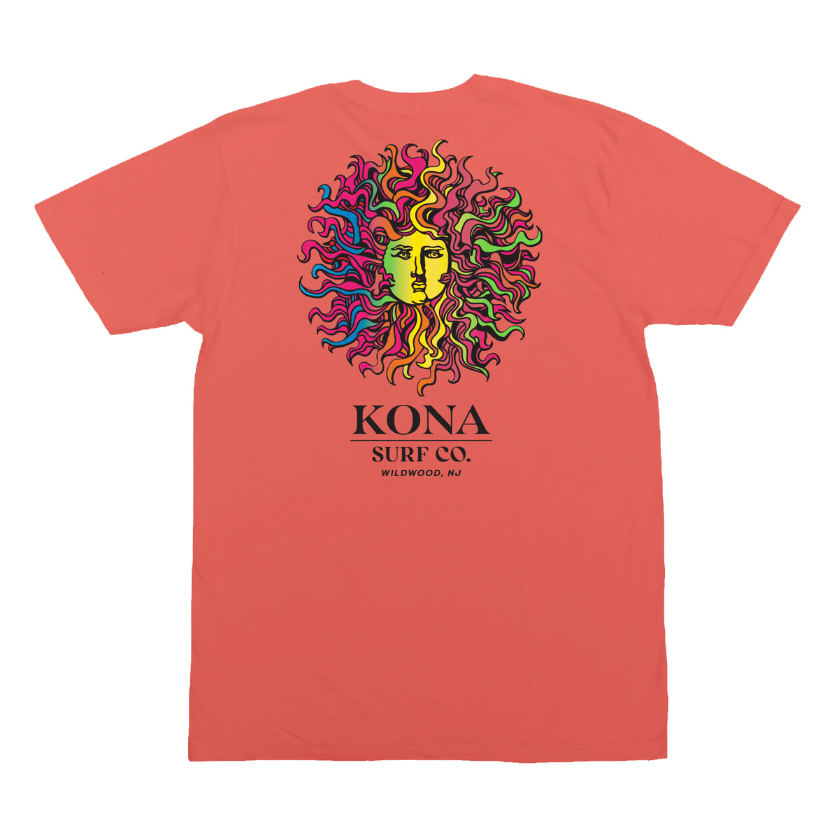 Original Sun Mens T-Shirt - Coral Craze/Retro