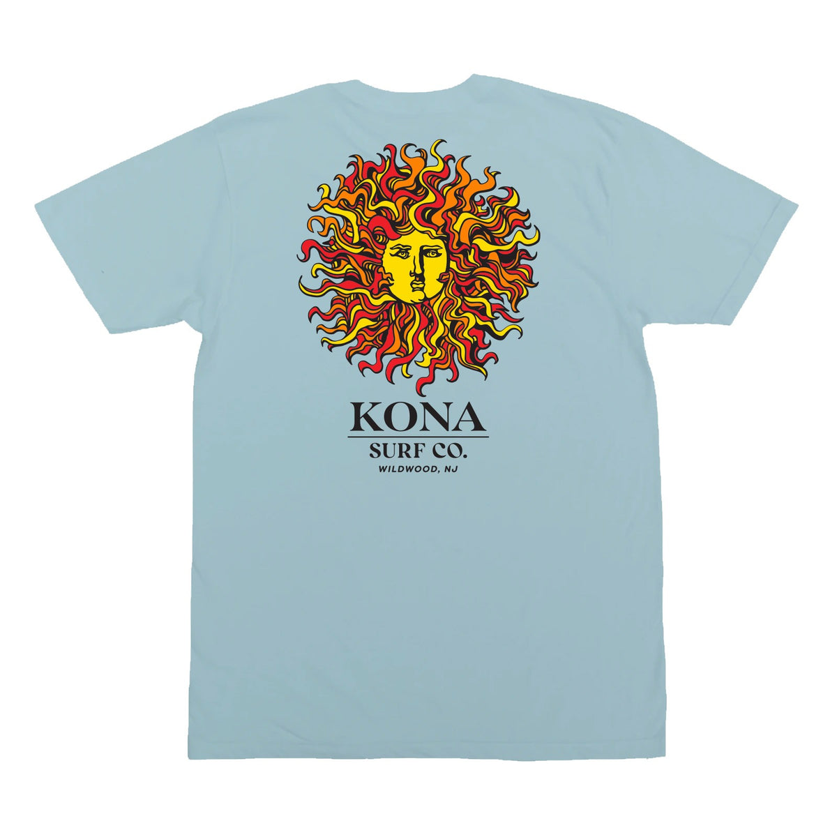 Original Sun Mens T-Shirt - Ice Blue/Original