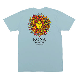 Original Sun Mens T-Shirt - Ice Blue/Original