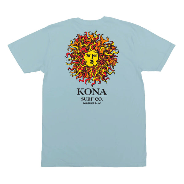 Original Sun Mens T-Shirt - Ice Blue/Original
