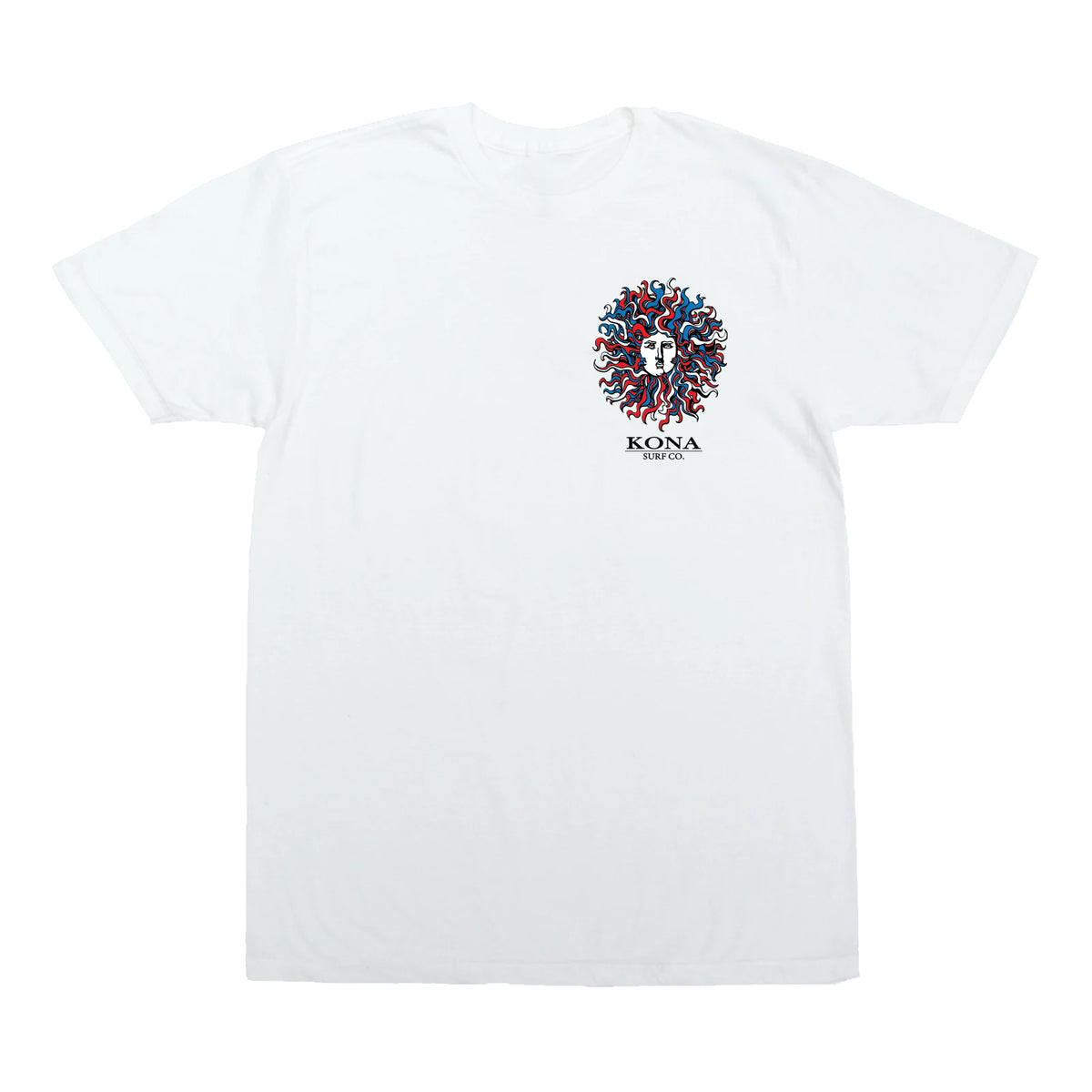 Original Sun Mens T-Shirt - White/RWB