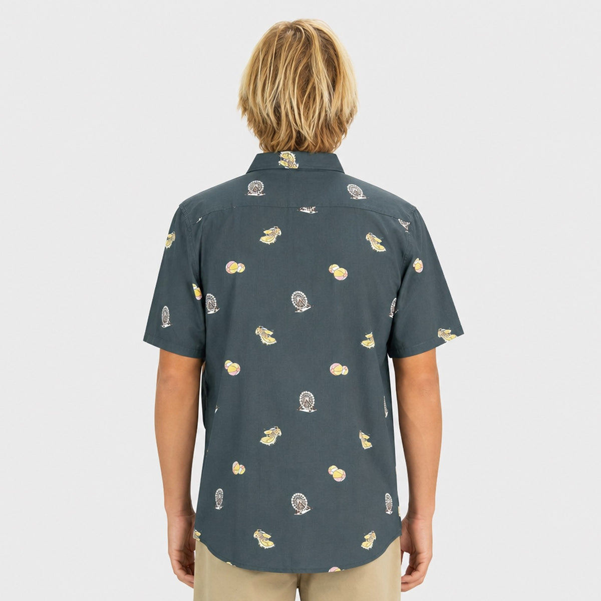 Wildwood Days Mens SS Woven - Navy