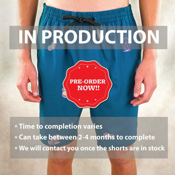 Uncomplicated 17in Mens Elastic Boardshorts