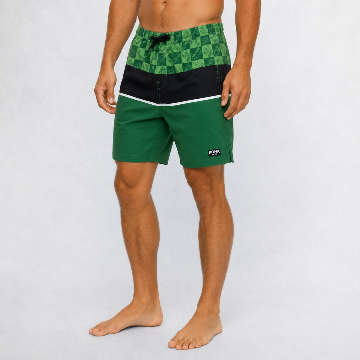 Uncomplicated 17in Mens Elastic Boardshorts - For the Birds