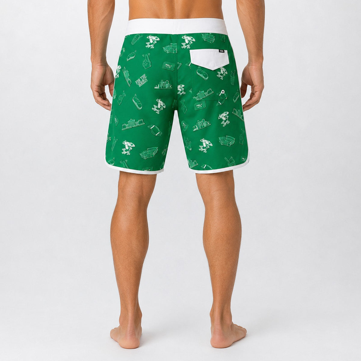 Drifter Scallop 18in Mens Boardshorts - For the Birds