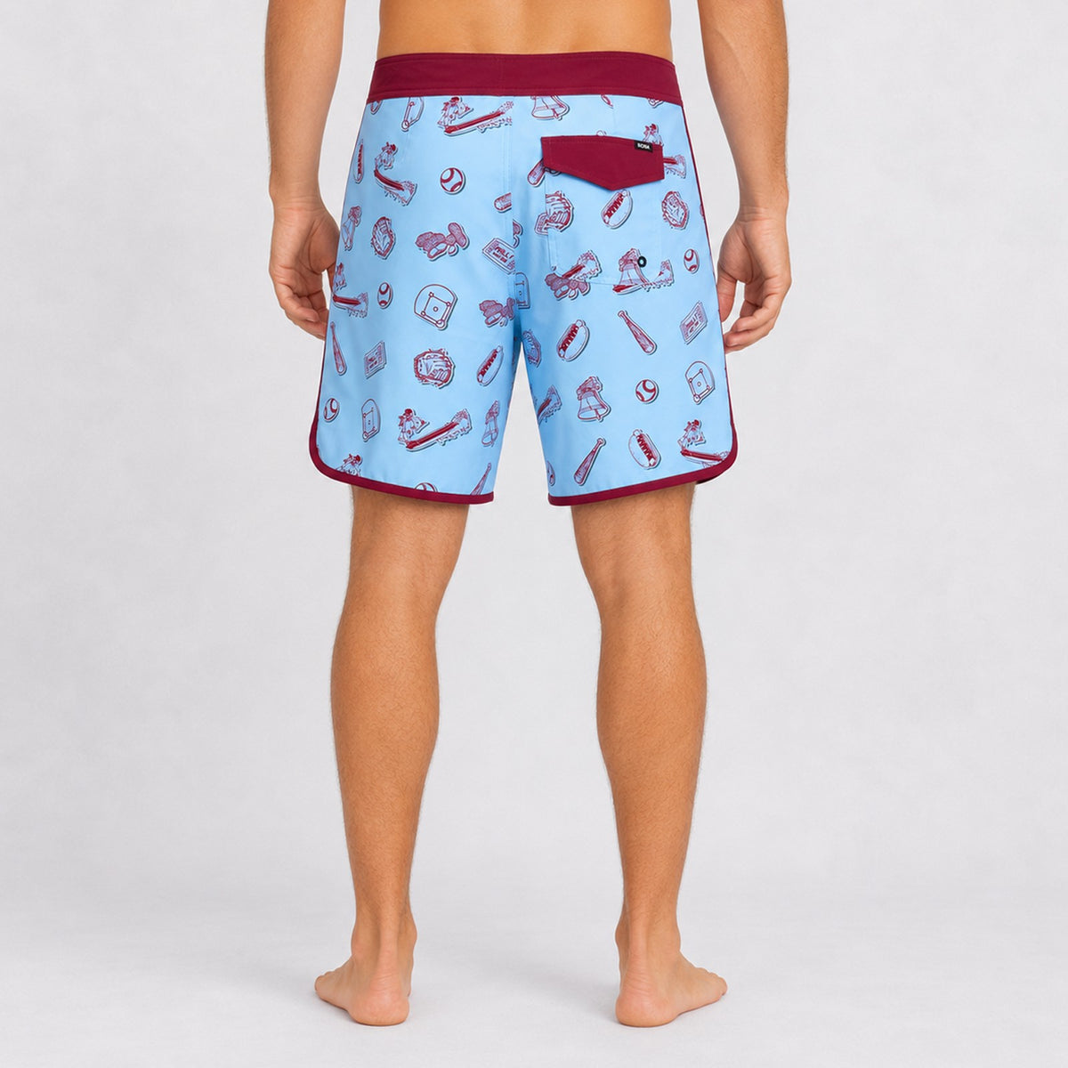 Drifter Scallop 18in Mens Boardshorts - For the Phils