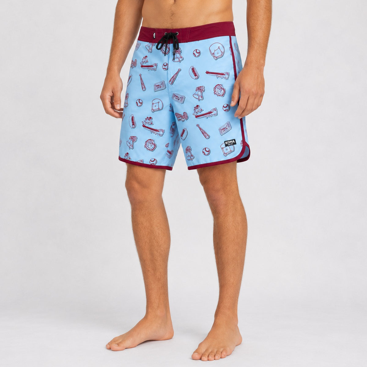 Drifter Scallop 18in Mens Boardshorts - For the Phils