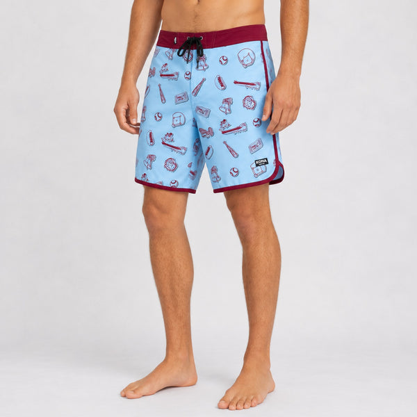 Drifter Scallop 18in Mens Boardshorts - For the Phils