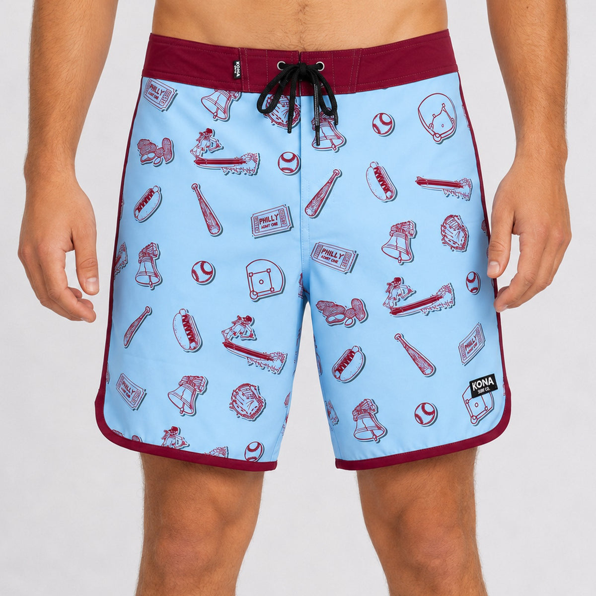 Drifter Scallop 18in Mens Boardshorts - For the Phils