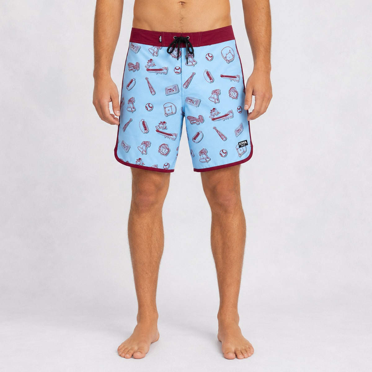 Drifter Scallop 18in Mens Boardshorts - For the Phils