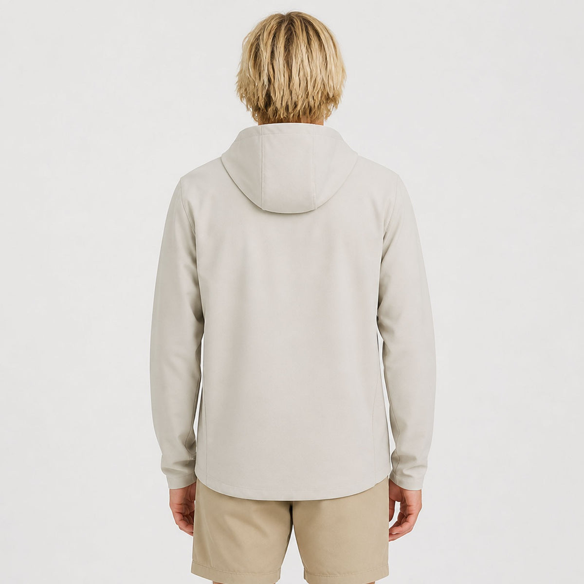 Premium Performance Mens Zip Hoodie - Smoke