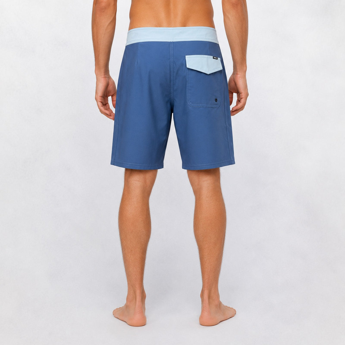 Summertime 19in Mens Boardshorts - Navy/Columbia Blue