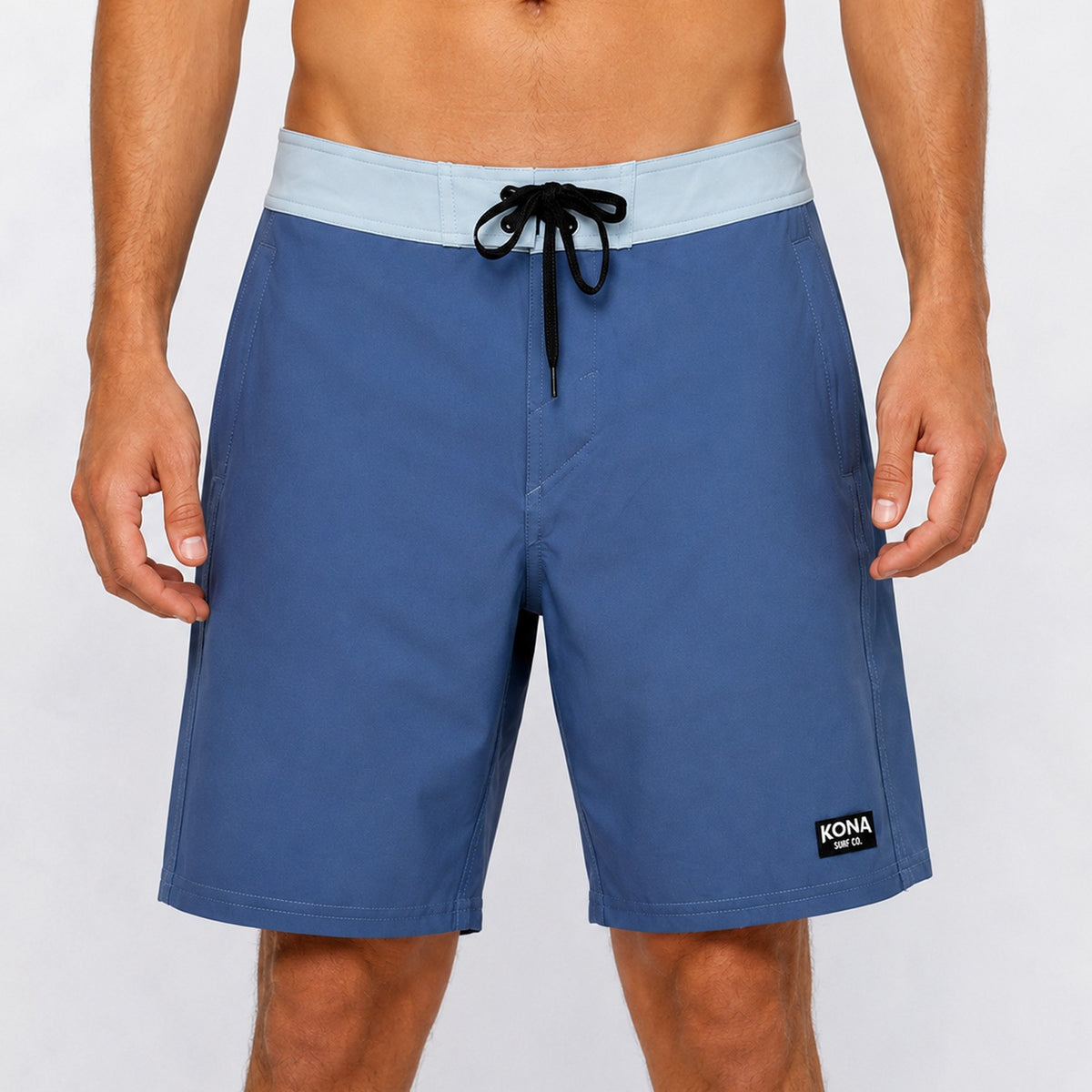 Summertime 19in Mens Boardshorts - Navy/Columbia Blue