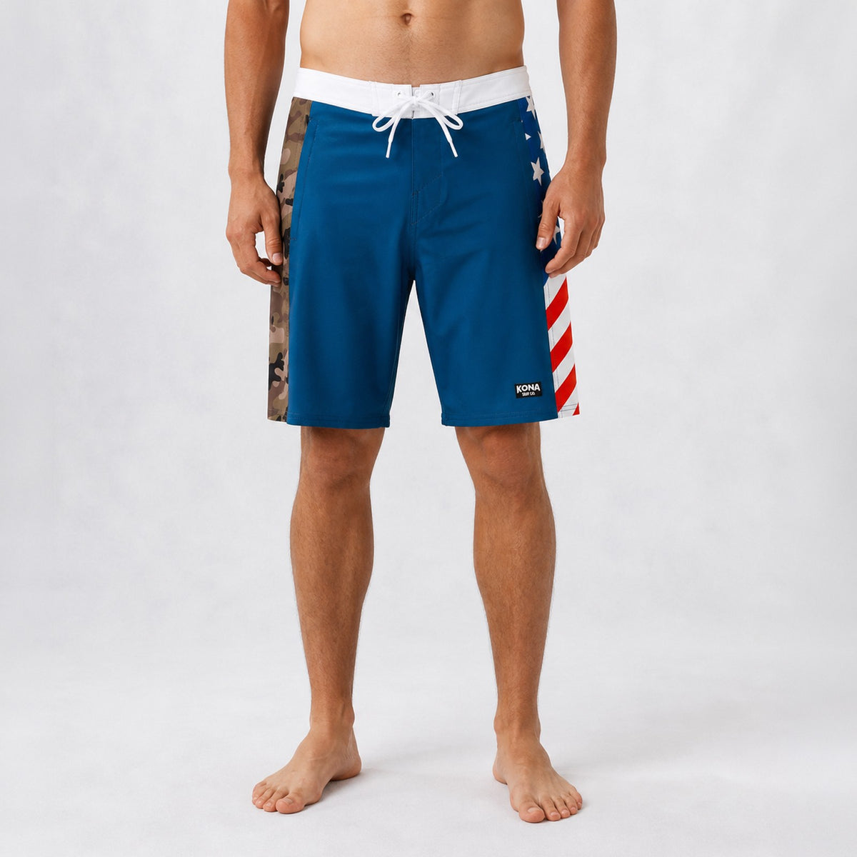 Summertime 19in Mens Boardshorts - RWB
