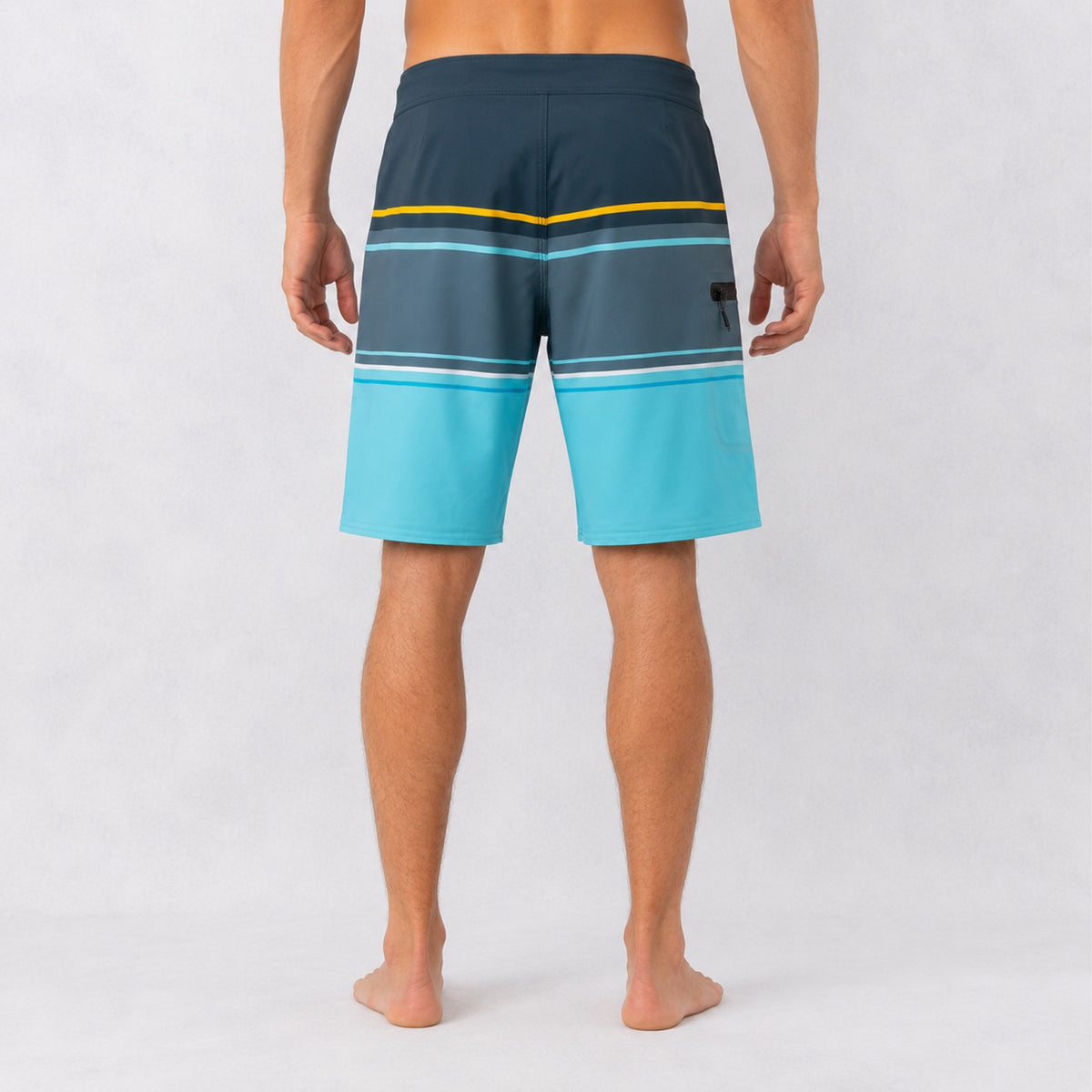 Summertime 20in Mens Boardshorts - Stripe Pattern