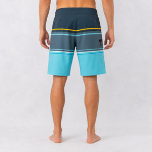 Summertime 20in Mens Boardshorts - Stripe Pattern
