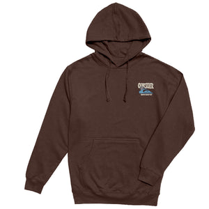 Kona x Quiksilver 2026 Collab Mens Pullover Hoodie - Brown