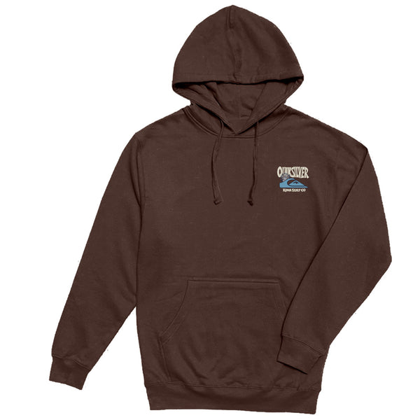 Kona x Quiksilver 2026 Collab Mens Pullover Hoodie - Brown