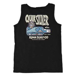 Kona x Quiksilver 2026 Collab Mens Tank Top - Black
