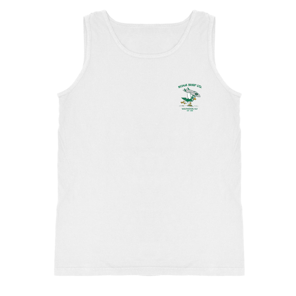 For the Birds Mens Tank Top - White