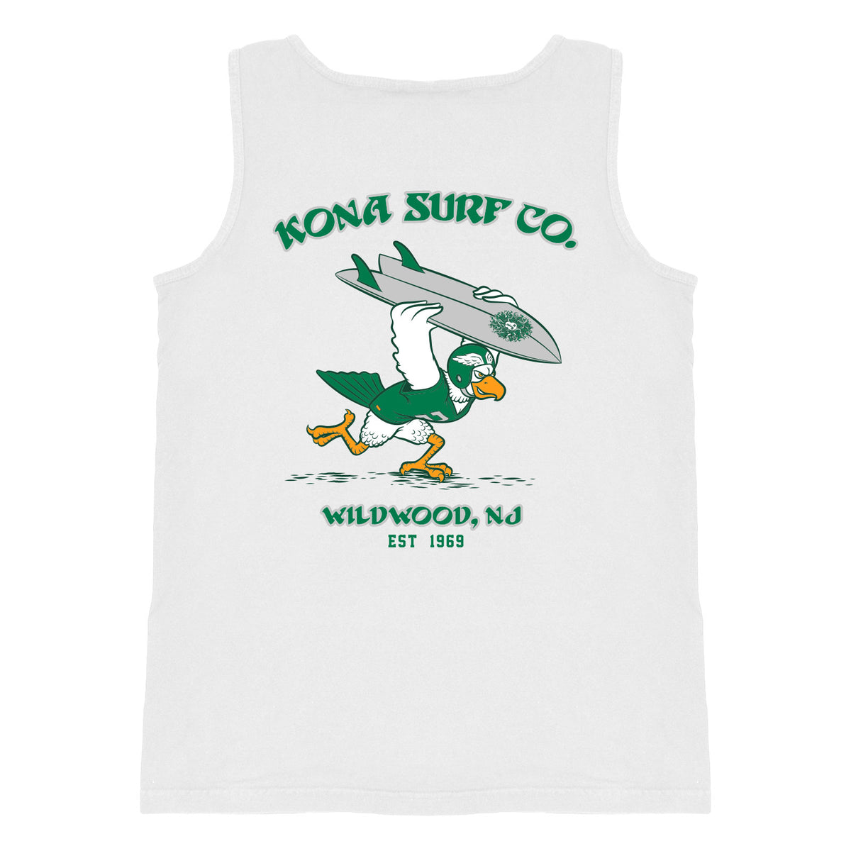For the Birds Mens Tank Top - White