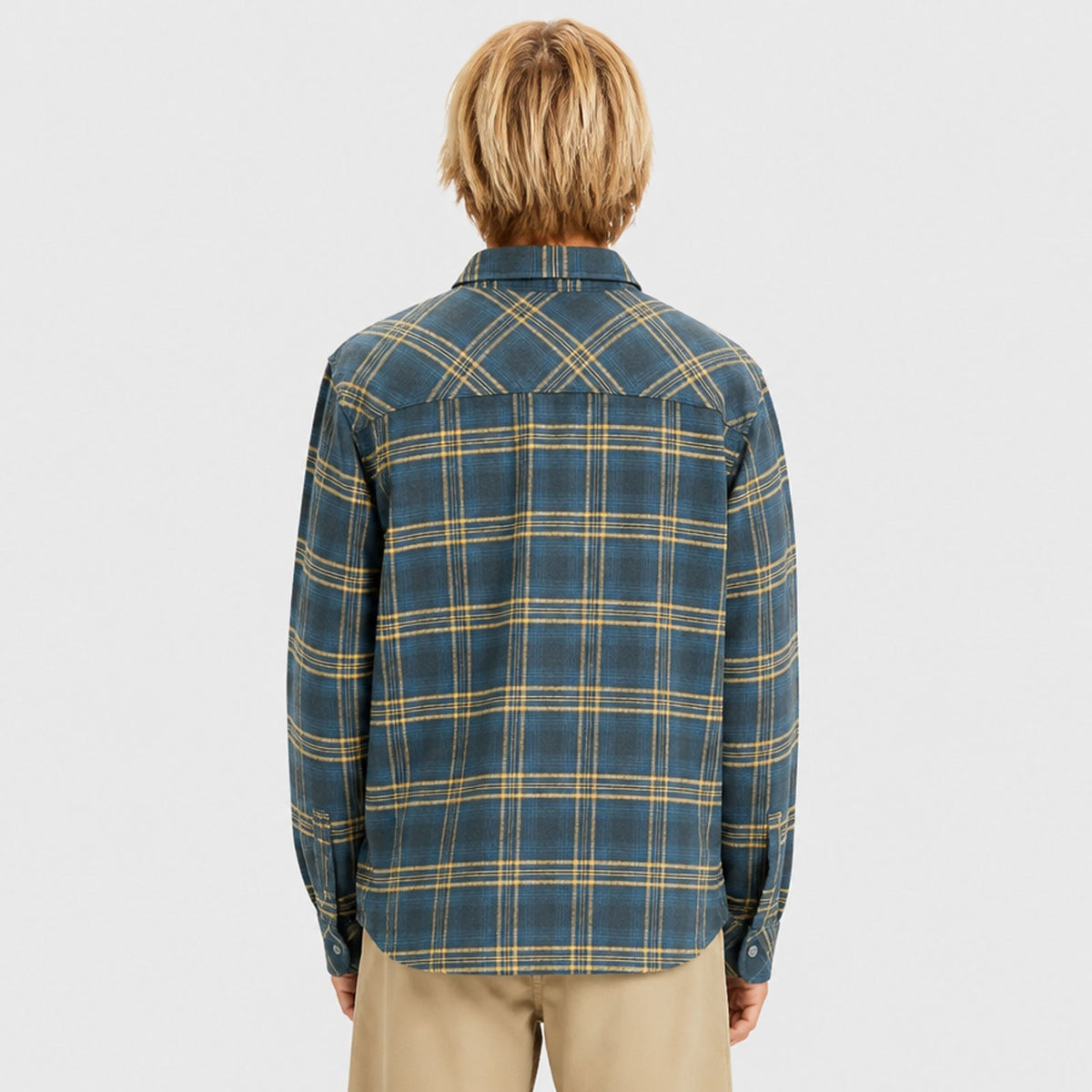 Dockside Mens LS Woven - Navy
