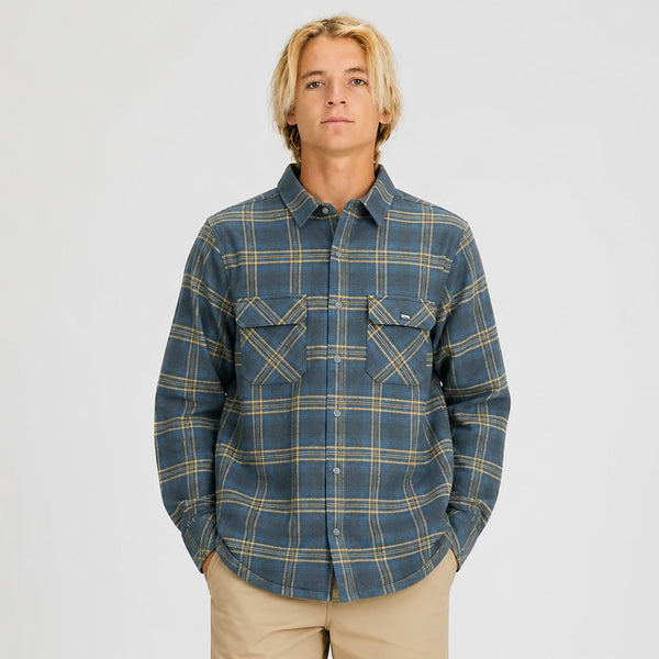 Dockside Mens LS Woven - Navy