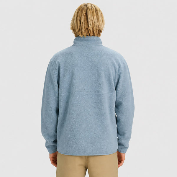 Windline Mens Half Zip Sweatshirt - Pacific
