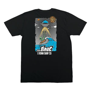 Kona x Lost 2026 Collab Mens T-Shirt - Black