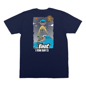 Kona x Lost 2026 Collab Mens T-Shirt - Navy