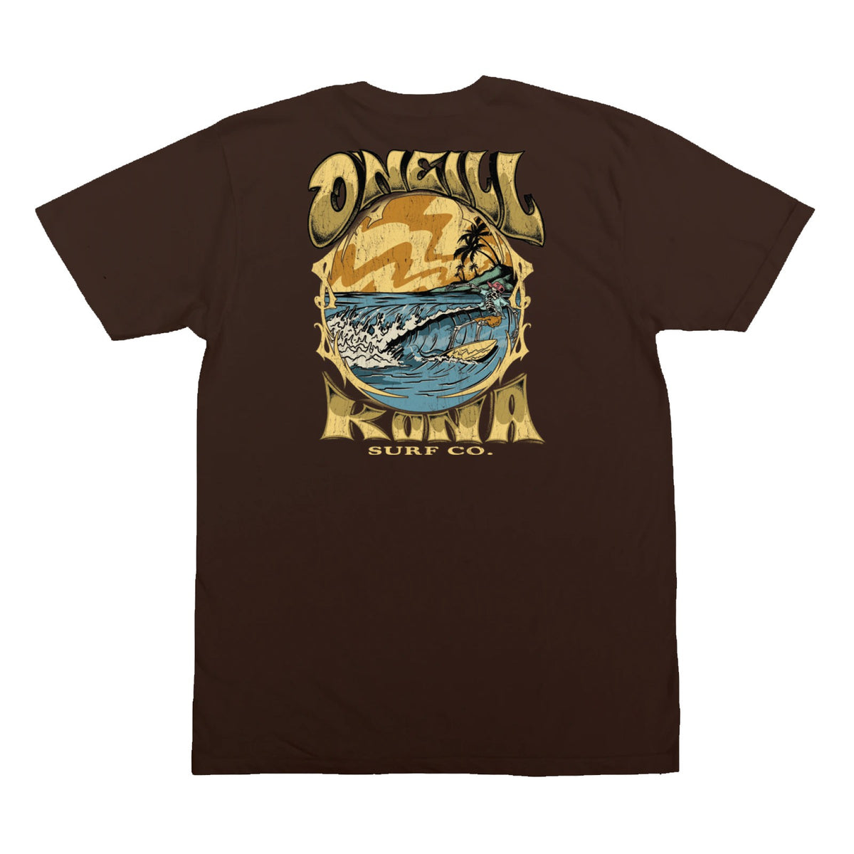 Kona x ONeill 2026 Collab Mens T-Shirt - Cacao Shell