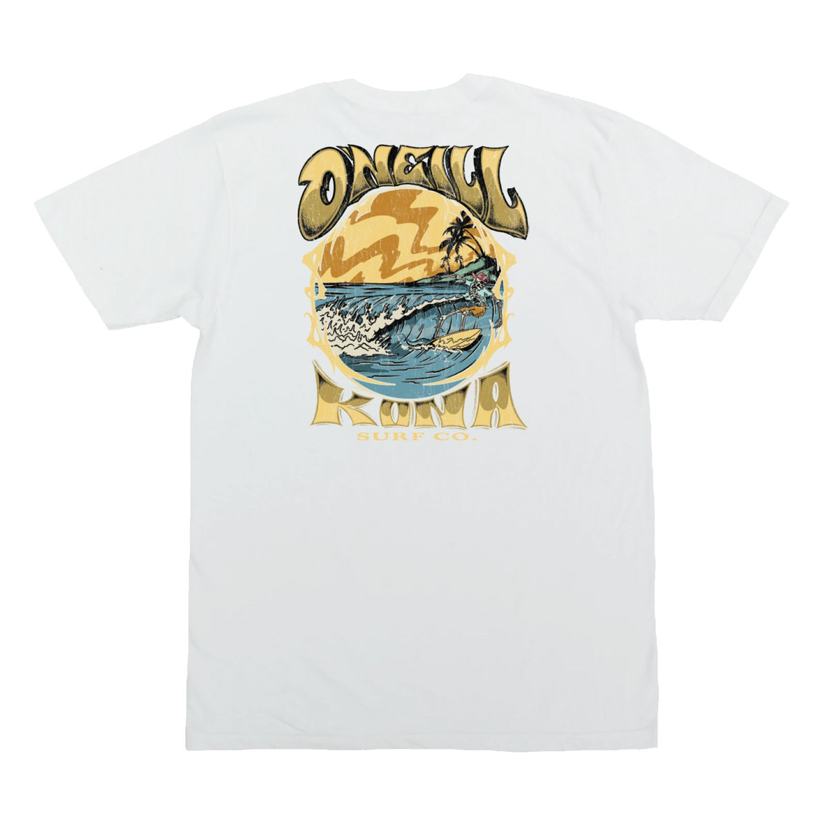 Kona x ONeill 2026 Collab Mens T-Shirt - White