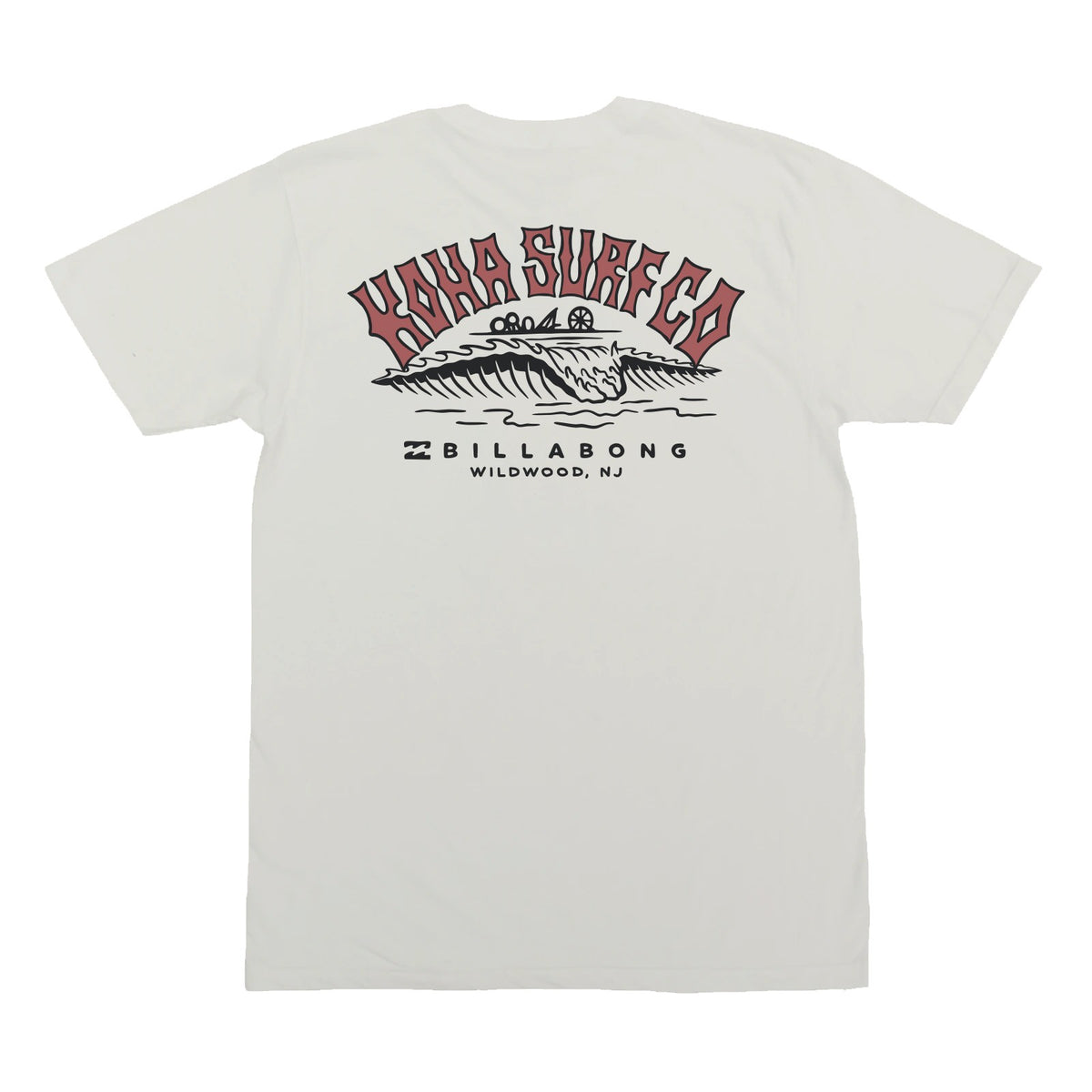 Kona x Billabong 2026 Collab Mens T-Shirt - Cream