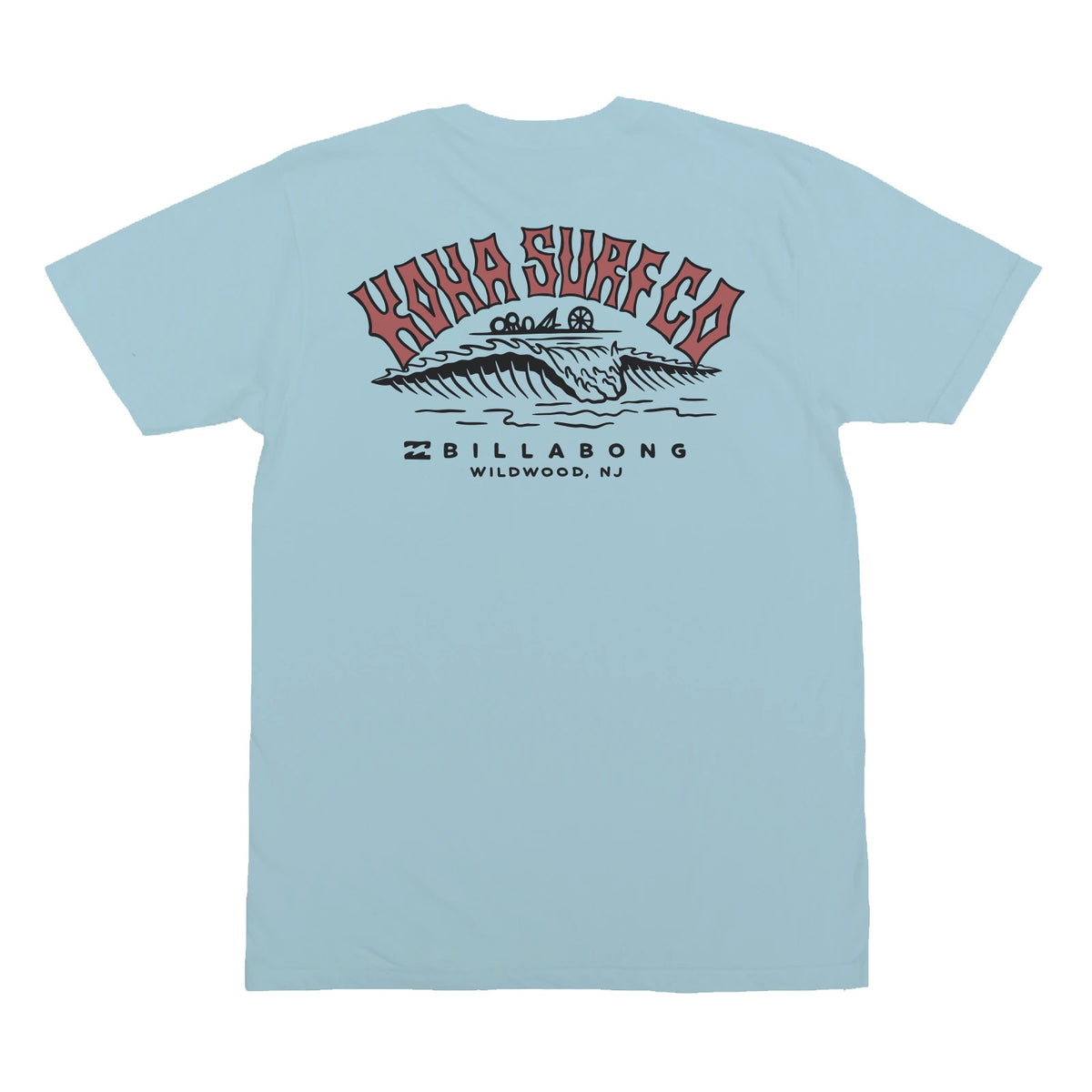Kona x Billabong 2026 Collab Mens T-Shirt - Powder Blue
